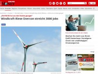 Bild zum Artikel: „Die Politik hat uns den Stecker gezogen“ - Windkraft-Riese Enercon streicht 3000 Jobs