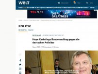 Bild zum Artikel: Kerkeling kritisiert Merkel – „So wenig Kanzler wie heut war noch nie“