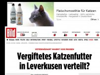 Bild zum Artikel: Proben in Briefkasten - Vergiftetes Katzenfutter in Leverkusen verteilt?