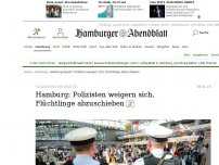 Bild zum Artikel: Flughafen Fuhlsbüttel: Hamburg: Polizisten weigern sich, Flüchtlinge abzuschieben