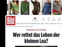 Bild zum Artikel: Berlinerin (1) hat Leukämie - Wer rettet das Leben der kleinen Lea?