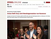 Bild zum Artikel: SPD nach über 70 Jahren abgelöst: Grüner Belit Onay wird Oberbürgermeister von Hannover
