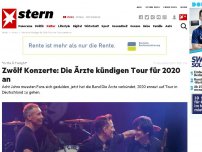 Bild zum Artikel: 'In the A Tonight'-Tour: Die Ärzte kündigen für 2020 Tour mit 12 Konzerten an
