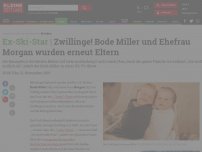 Bild zum Artikel: Zwillinge! Bode Miller und Ehefrau Morgan wurden erneut Eltern