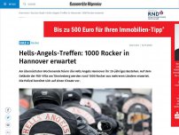 Bild zum Artikel: Hells-Angels-Treffen: 1000 Rocker in Hannover erwartet