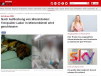 Bild zum Artikel: Im Februar 2020 - Nach Aufdeckung von Missständen: Tierquäler-Labor in Mienenbüttel wird geschlossen