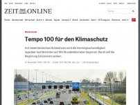 Bild zum Artikel: Niederlande: Tempo 100 für den Klimaschutz