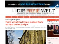 Bild zum Artikel: Pfarrer verbietet Vaterunser in seiner Kirche und lässt Moslem predigen