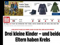 Bild zum Artikel: Sie sind erst 5 und 8 Jahre alt - Drei kleine Kinder – und beide Eltern haben Krebs