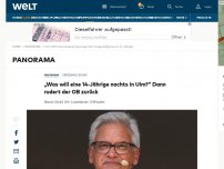 Bild zum Artikel: „Was will eine 14-Jährige nachts in Ulm?“ Dann rudert der OB zurück