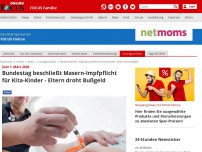 Bild zum Artikel: Zum 1. März 2020 - Bundestag beschließt Masern-Impfpflicht für Kita-Kinder - Eltern droht Bußgeld