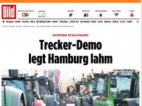 Bild zum Artikel: Achtung Stau-Chaos! - Trecker-Demo legt Hamburg lahm