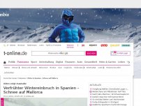 Bild zum Artikel: Winter in Spanien – Schnee auf Mallorca