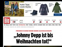 Bild zum Artikel: Freunde in Sorge - „Johnny Depp ist bis Weihnachten tot!“