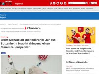 Bild zum Artikel: Bamberg - Sechs Monate alt und todkrank: Liah aus Buttenheim braucht einen Stammzellenspender