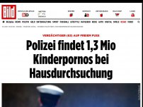 Bild zum Artikel: Verdächtiger auf freiem Fuß - Polizei findet 1,3 Mio Kinderpornos bei Razzia