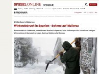 Bild zum Artikel: Wetterchaos in Südeuropa: Wintereinbruch in Spanien - Schnee auf Mallorca