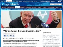 Bild zum Artikel: Zentralrat der Juden: 'AfD für Antisemitismus mitverantwortlich'