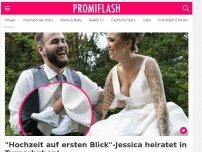 Bild zum Artikel: 'Hochzeit auf ersten Blick'-Jessica heiratet in Turnschuhen!