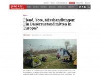 Bild zum Artikel: Elend, Tote, Misshandlungen: Ein Dauerzustand mitten in Europa?