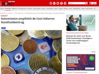 Bild zum Artikel: Entwurf - Kommission empfiehlt 86 Cent höheren Rundfunkbeitrag