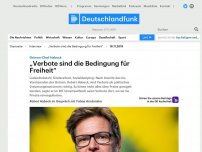 Bild zum Artikel: Deutschlandfunk | Interview | 'Verbote sind die Bedingung für Freiheit'