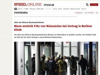Bild zum Artikel: Berlin: Mann ersticht Fritz von Weizsäcker bei Vortrag in Privatklinik