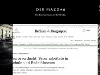 Bild zum Artikel: Sprengstoff-Bombenbau: Terrorverdacht: Syrer in Berlin verhaftet