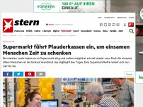 Bild zum Artikel: Niederlande: Supermarkt führt Plauderkassen ein, um einsamen Menschen Zeit zu schenken