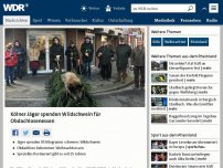 Bild zum Artikel: Kölner Jäger spenden Wildschwein für Obdachlosenessen