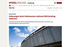 Bild zum Artikel: Braunschweig: Volkswagen lässt Hallennamen während AfD-Parteitag abdecken