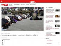 Bild zum Artikel: Verfassungsschutzchef Fischer: Zahl der Salafisten in Berlin gestiegen