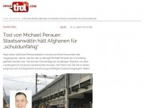 Bild zum Artikel: Tod von Michael Perauer: Staatsanwältin hält Afghanen für „schuldunfähig“