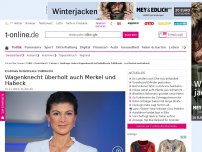 Bild zum Artikel: Sahra Wagenknecht gilt erstmals als beliebteste deutsche Politikerin