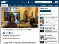 Bild zum Artikel: Duisburg: Obdachlose dürfen in Kirche schlafen