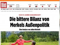 Bild zum Artikel: Nach 14 Jahren Kanzlerschaft - Die bittere Bilanz von Merkels Außenpolitik