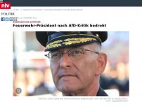 Bild zum Artikel: Staatsschutz ermittelt: Feuerwehr-Präsident nach AfD-Kritik bedroht