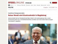 Bild zum Artikel: Umstrittener Polizeigewerkschafter: Rainer Wendt wird Staatssekretär in Magdeburg