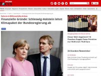 Bild zum Artikel: Verluste in Millionenhöhe drohen - Finanzielle Gründe: Schleswig-Holstein lehnt Klimapaket der Bundesregierung ab