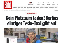 Bild zum Artikel: Elektro-Auto - Berlins einziges Tesla-Taxi gibt auf