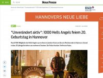 Bild zum Artikel: 1000 Hells Angels feiern in Hannover