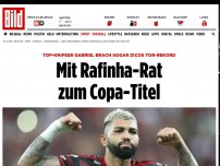 Bild zum Artikel: Gabriel brach Zicos Rekord - Mit Rafinha-Rat zum Copa-Titel