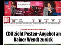 Bild zum Artikel: Streit um Polizei-Gewerkschaftler - CDU zieht Posten-Angebot an Rainer Wendt zurück