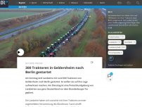 Bild zum Artikel: 300 Traktoren starten in Geldersheim zur Sternfahrt nach Berlin