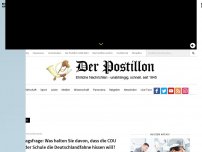 Bild zum Artikel: Sonntagsfrage: Was halten Sie davon, dass die CDU vor jeder Schule eine Deutschlandfahne will?