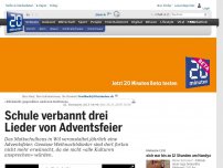 Bild zum Artikel: «Rücksicht gegenüber anderen Kulturen»: Schule verbannt drei  Lieder von Adventsfeier