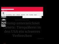 Bild zum Artikel: Trump unterschreibt neues Gesetz