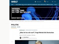 Bild zum Artikel: Merkel zum Klimaschutz – „Wer soll es denn sonst zeigen?“
