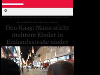 Bild zum Artikel: Mann sticht mehrere Menschen in Einkaufsstraße nieder