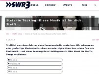 Bild zum Artikel: Stefanie Tücking: Diese Musik ist für dich, Steffi...